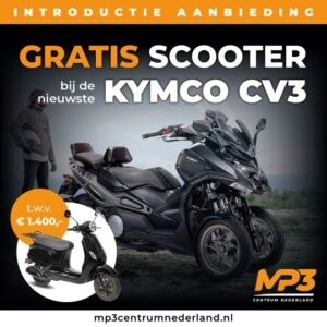 Gratis scooter bij een nieuwe Kymco CV3